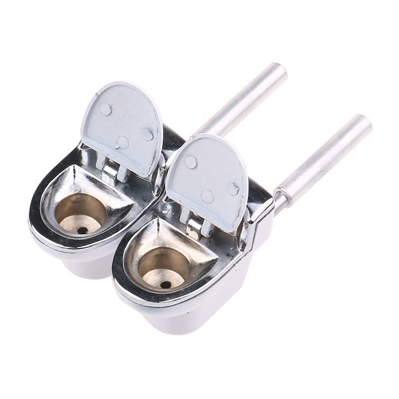metal toilet pipe