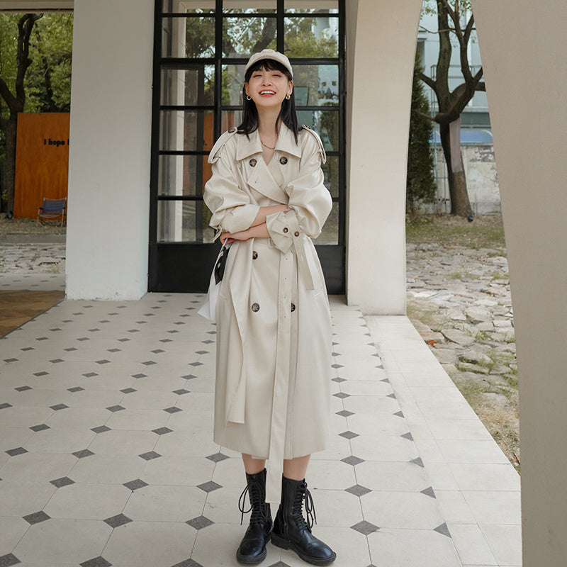Women's Fashion High Sense Trench Coat