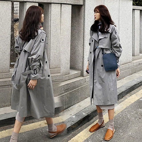 Women's mid-length Korean coat