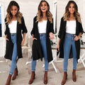 Women's long trench coat jacket