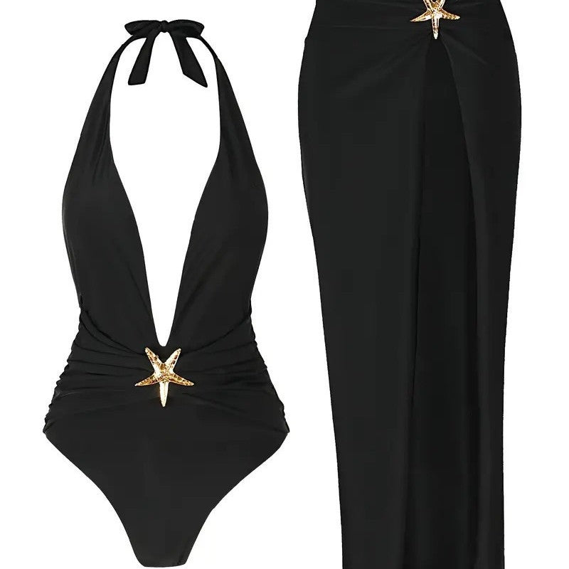 Women's Halter Backless Long Dress Summer