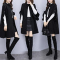 Mid-length woolen coat