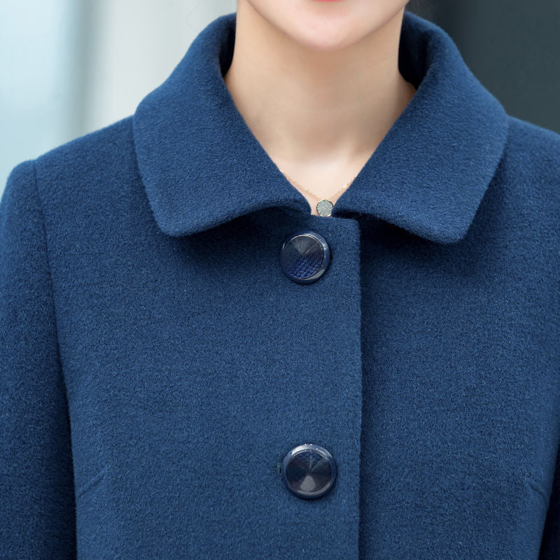 Women's Wool Coat Mid-length Thick Overcoat