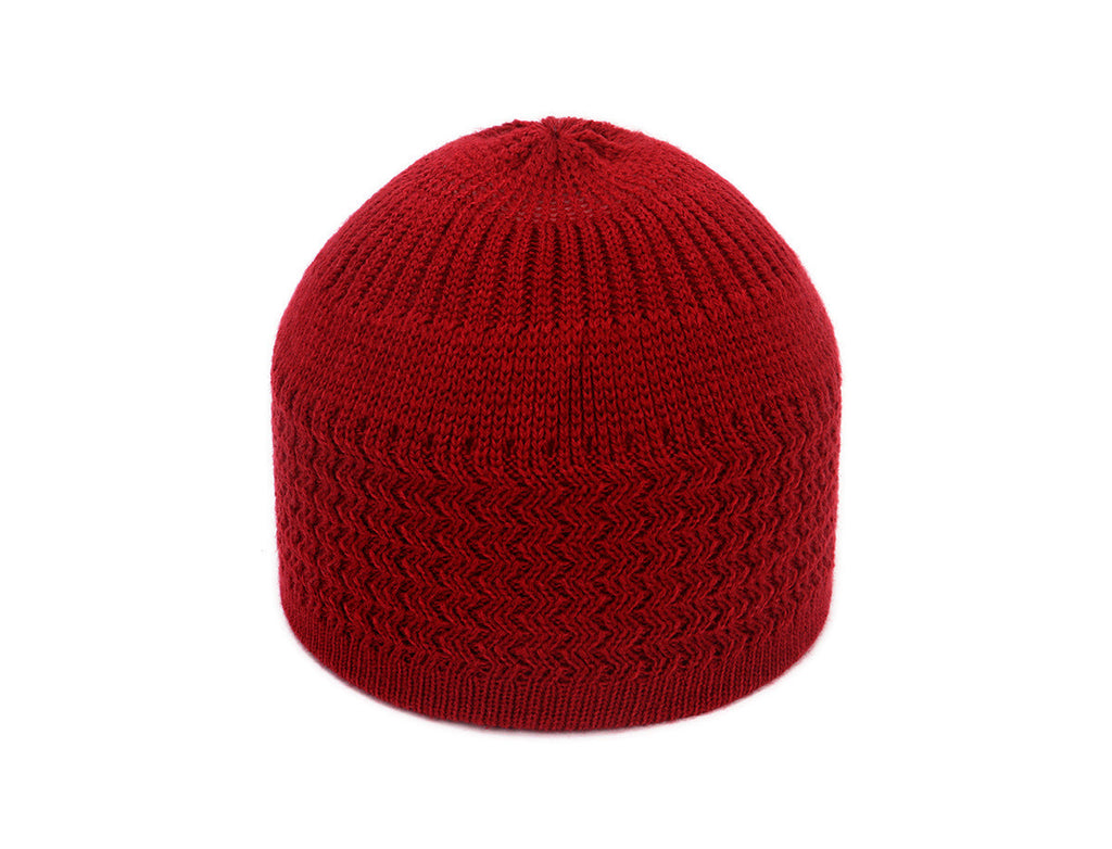 Autumn And Winter Hedging Knitted Wave Jacquard Neutral Dome Warm Woolen Toe Cap