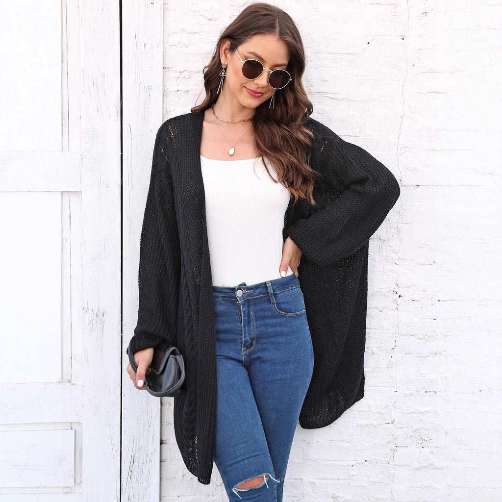 Women's Fashion Loose Casual Sweater Coat