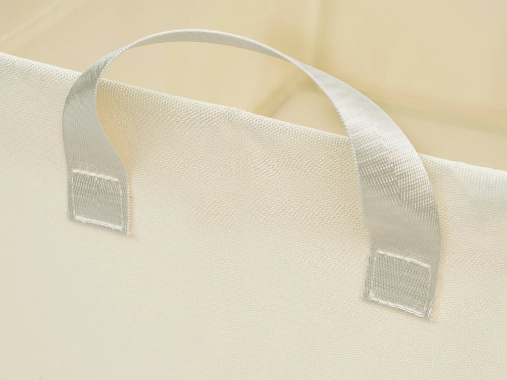 3/5 Set Foldable Fabric Storage Boxes Lids Closet Clothing Organiser Cream Grey