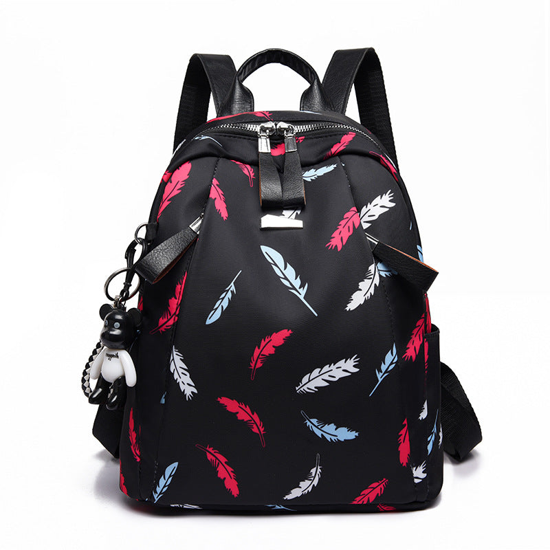 Oxford Cloth high-capacity women's backpack