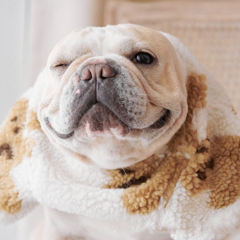 Pet Cute Thick Warm Corduroy Bottoming Shirt