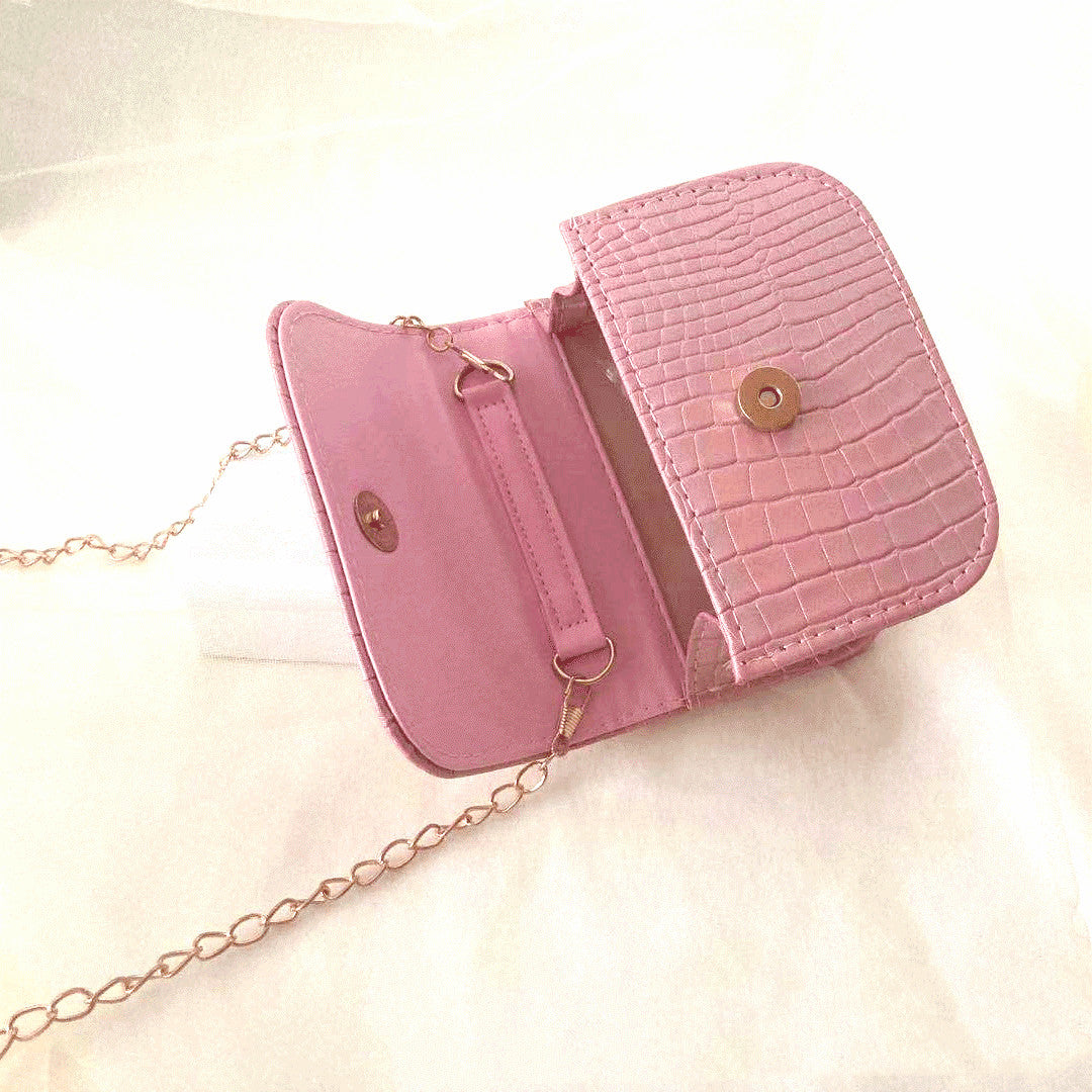 Rhinestone Rabbit Cute Girl Bag Pearl Portable Can Be Diagonal