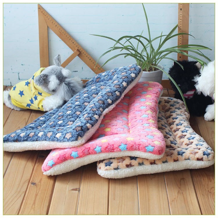 Suede waterproof plush cat and dog leakproof mat