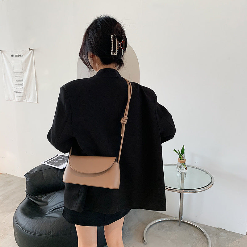 French underarm PU texture niche design bag