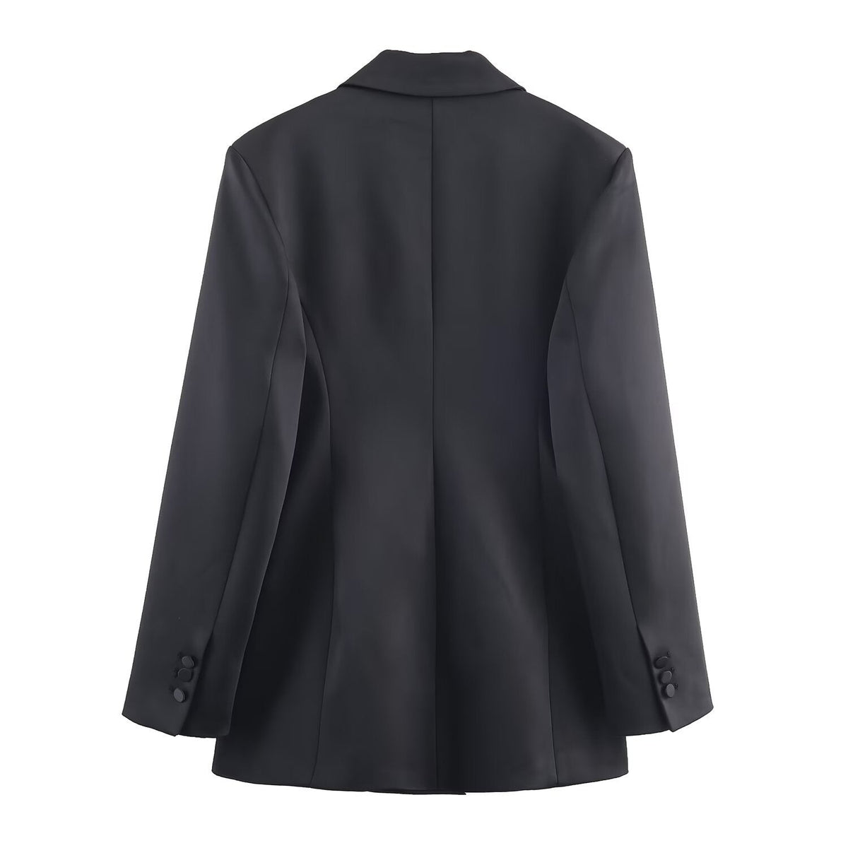 New Women's Silk-satin-texture Blazer Fashionable