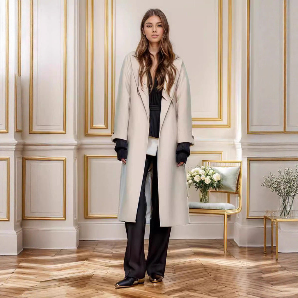 Autumn And Winter Women's Wool Coat Jacket