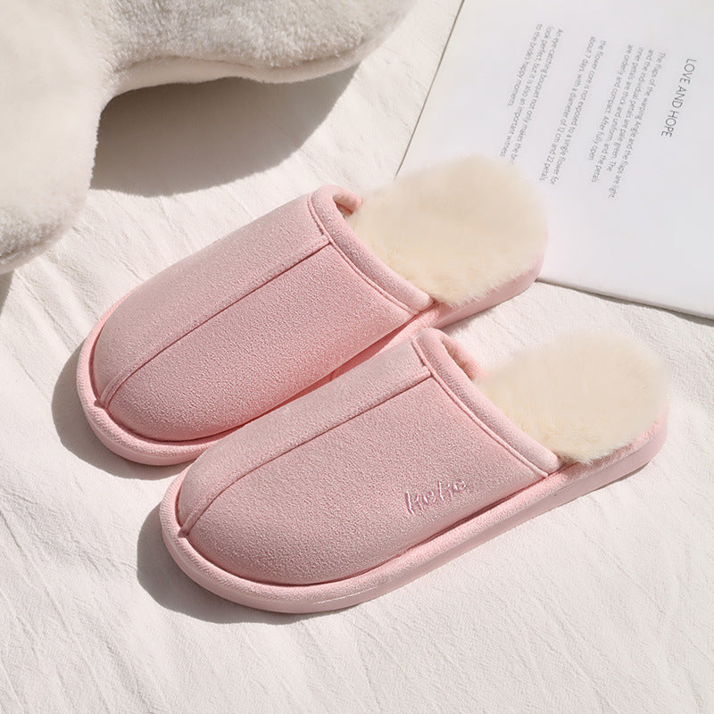 Indoor Warm Plush Cotton Slippers