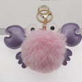 Cartoon Cute Crab Keychain Pendant