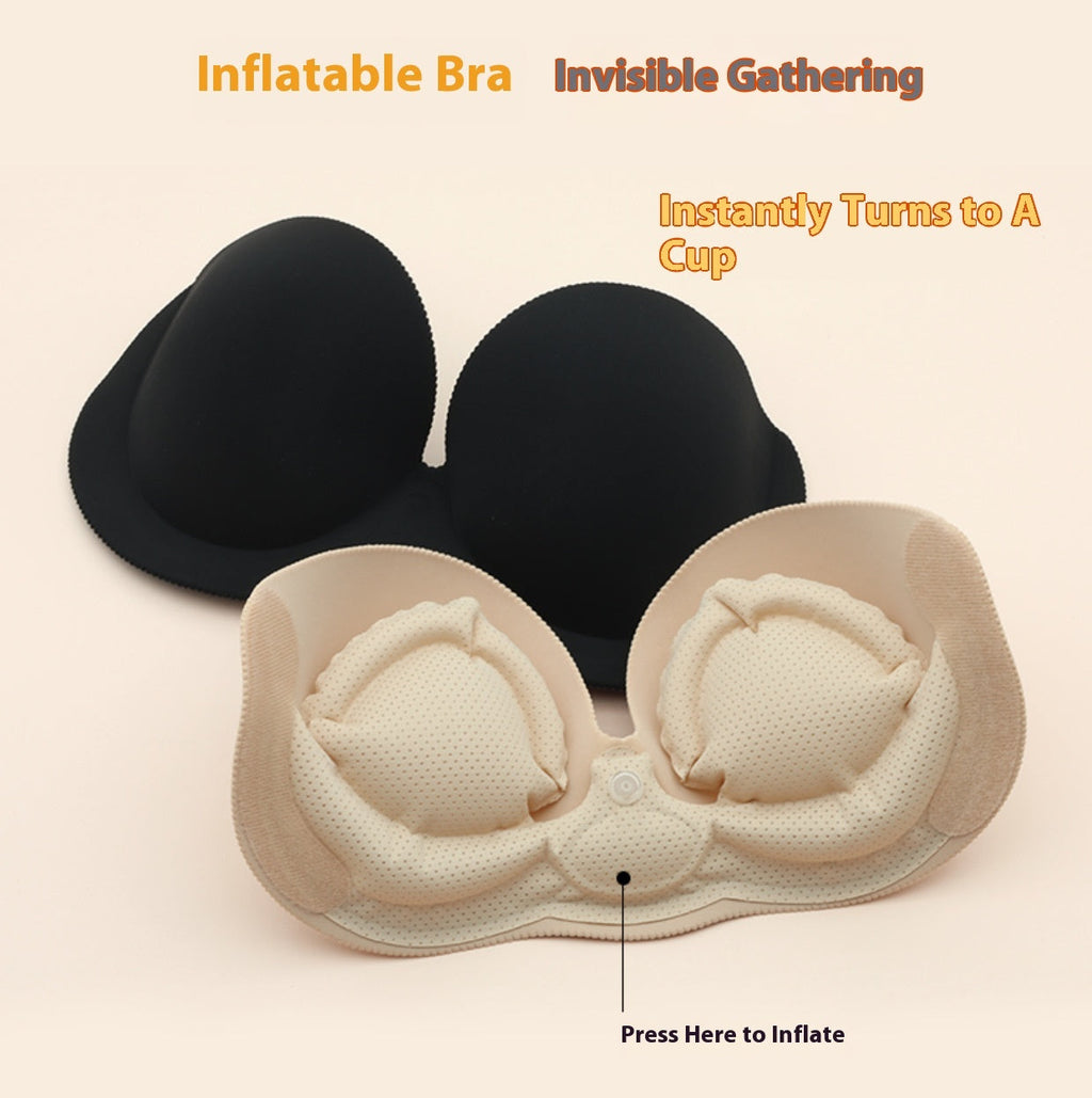 Inflatable Push Up Bras Chest Paste Invisible Large Push Up