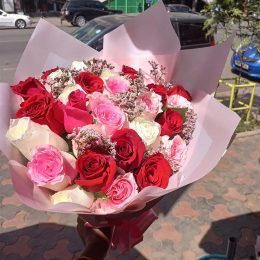 Valentine's Day Gift For Girlfriend Rose Bouquet