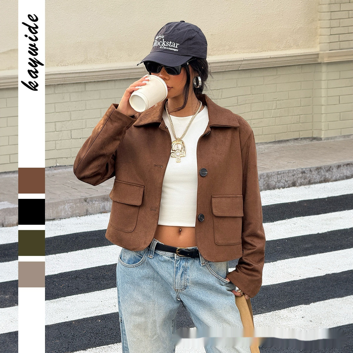 Simple Stylish Versatile Casual And Relaxed-fit Women's Jacket
