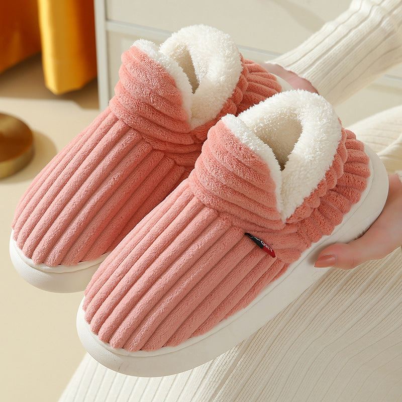 Cotton Shoes Winter Women's Home Slippers Cotton