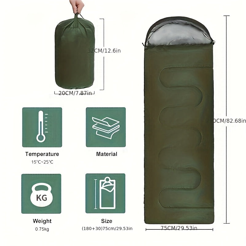 4-Season Camping Sleeping Bag - Lightweight & Durable for Outdoor Travel
