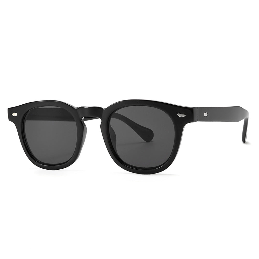 New Simple Sunglasses Round Rim Sunglasses