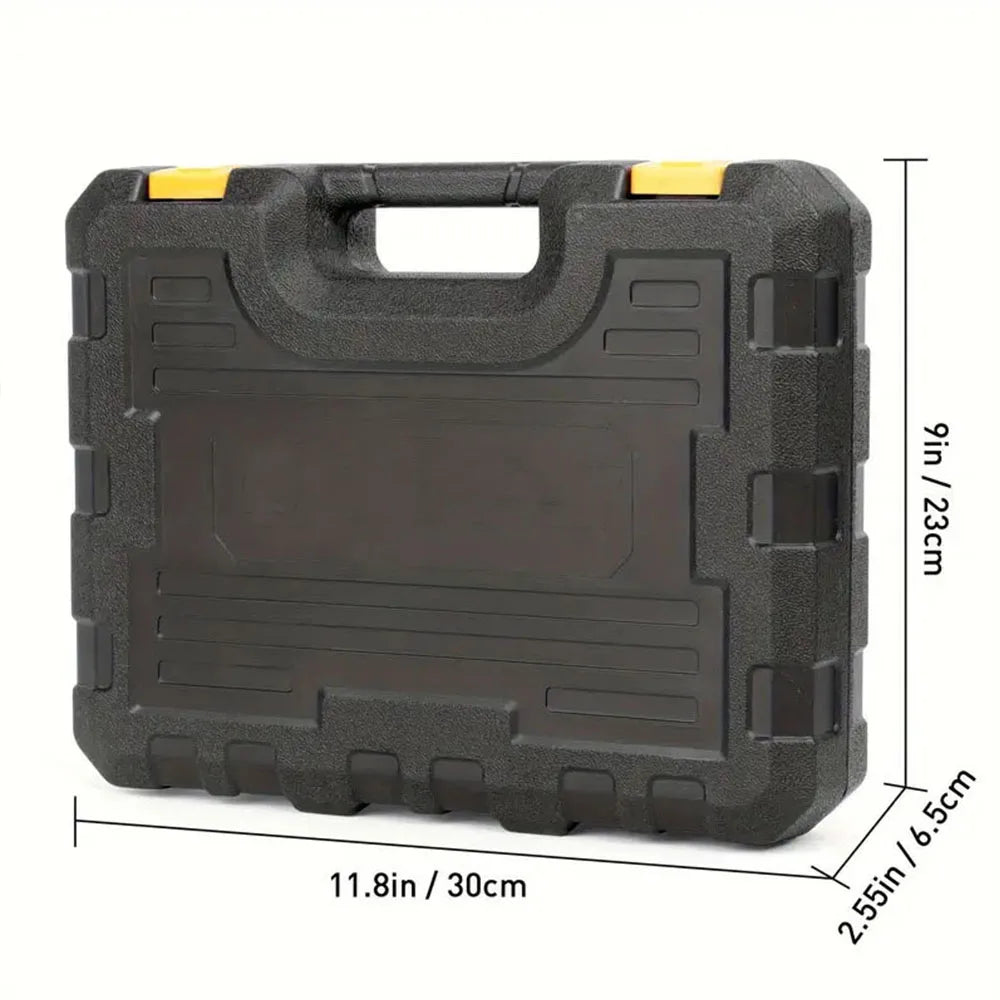 43pc Magnetic Screwdriver Tool Kit Chrome Vanadium Precision Bit Set with Case