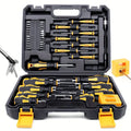 43pc Magnetic Screwdriver Tool Kit Chrome Vanadium Precision Bit Set with Case