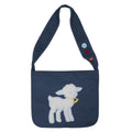 Sheep embroidery wild college style bag