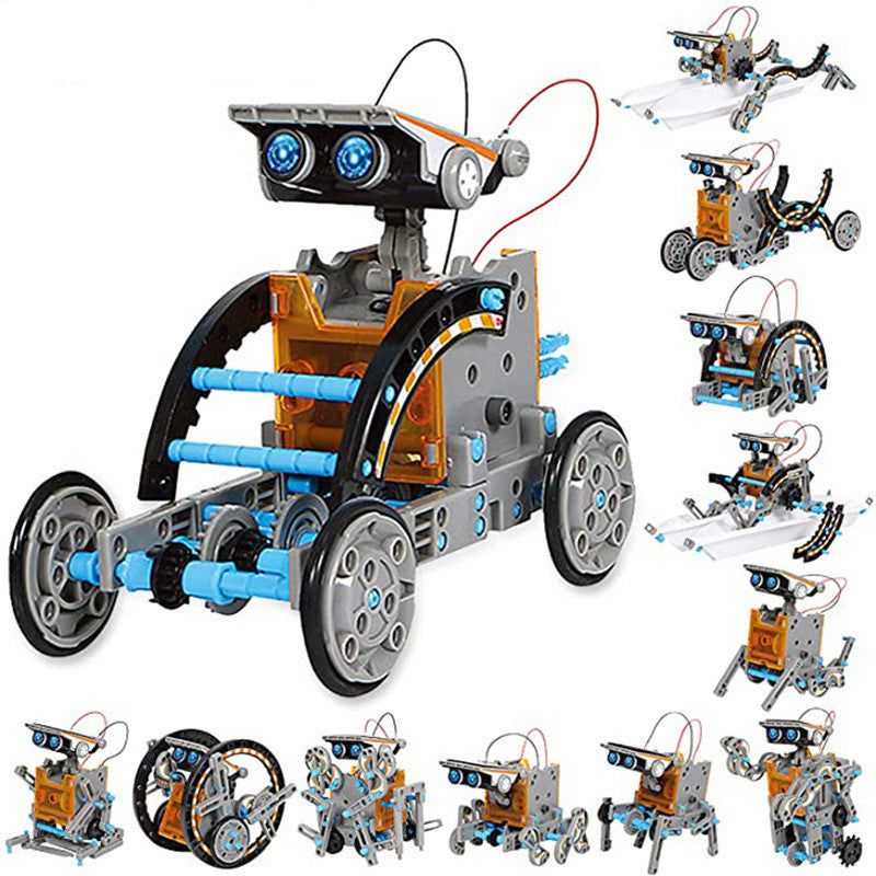 Twelve In One Solar-Powered Toy Car