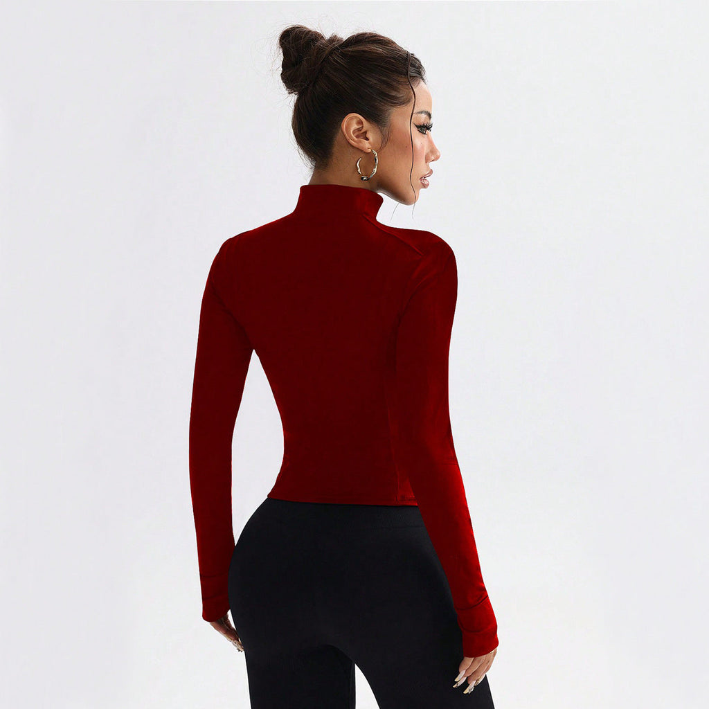 Women's Long-sleeve Yoga Tops And Workout Jackets