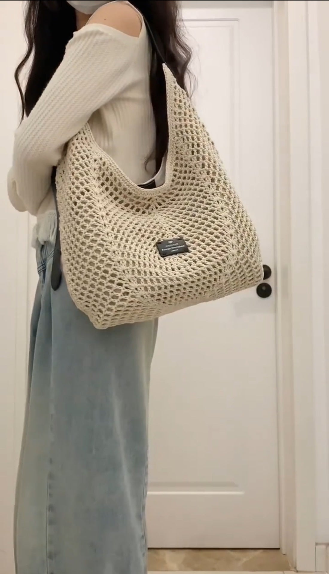 New Single Shoulder Crossbody Woven Bag