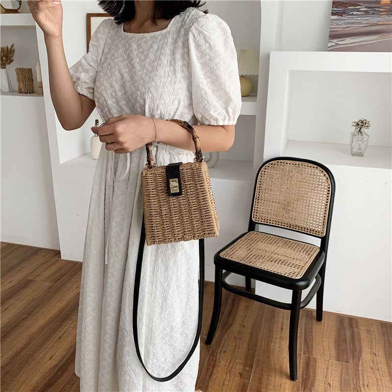 Ladies One Shoulder Crossbody Holiday Beach Bag
