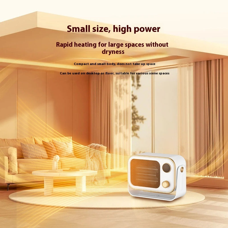 Table Stand Warm Air Blower Desktop Small High-power Heater