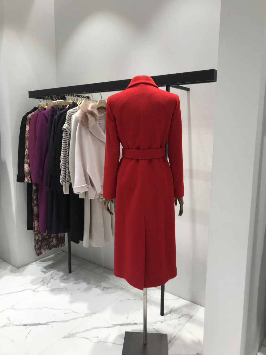 New fashion style long thick woolen coat
