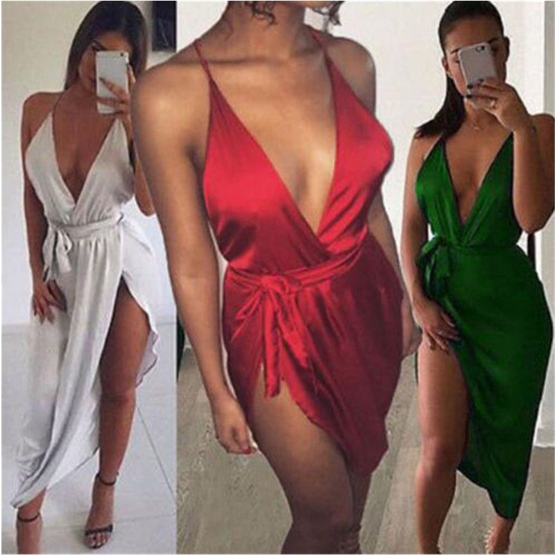Backless dress