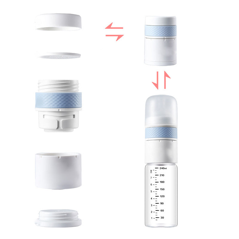 Baby Milk Bottle Thermostatic Glass Wide Caliber Anti Flatulence
