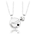 Heart Letter Necklace Simple Niche Valentine's Day Gift