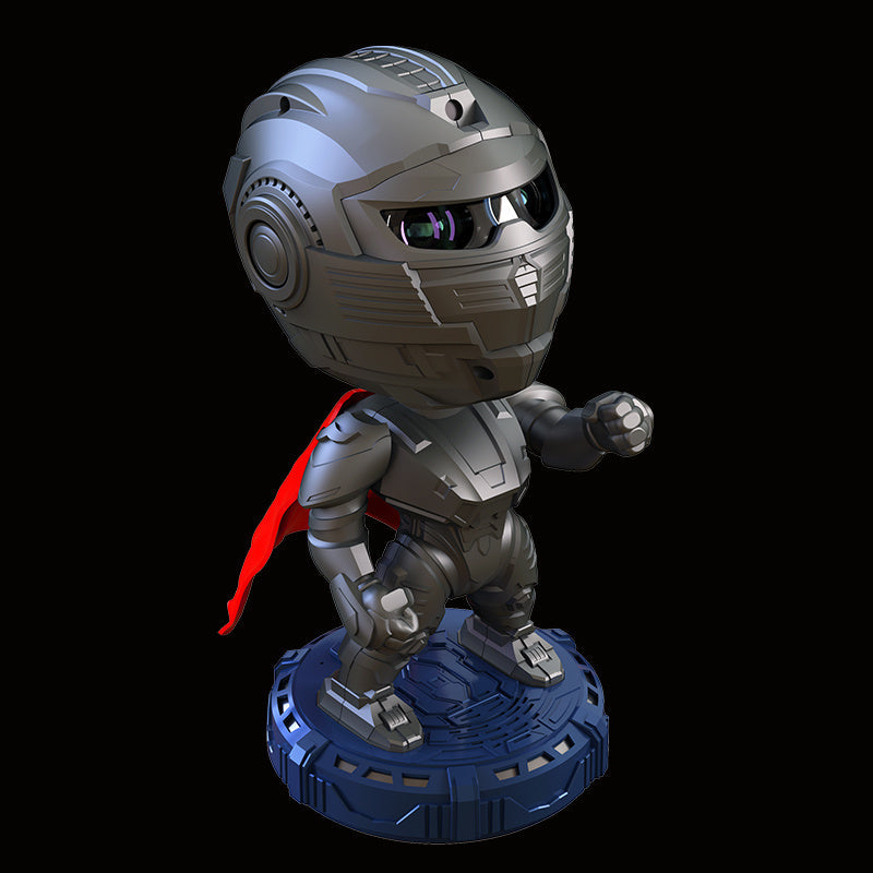 Mecha Samurai Galaxy Projector Night Light - Starry Sky Ambient Lamp for Kids Bedroom