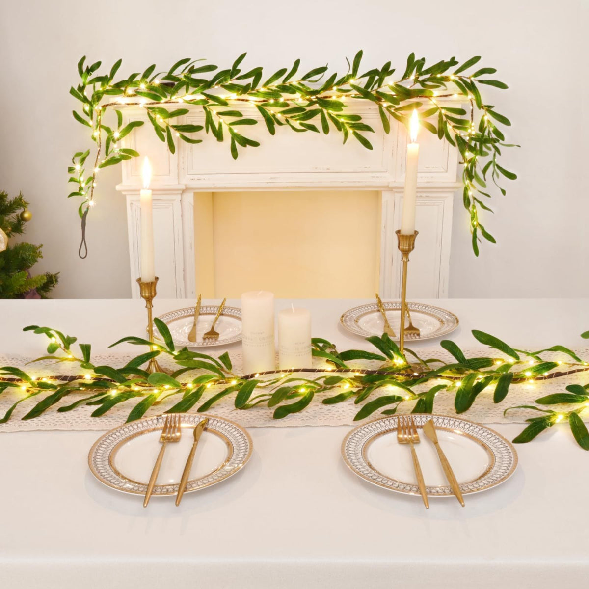 Christmas Room Interior Decoration Lights