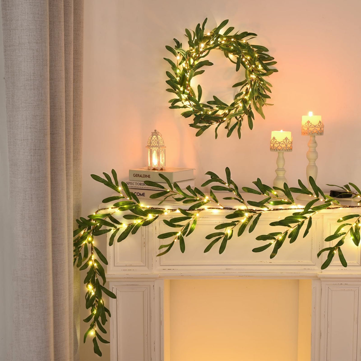 Christmas Room Interior Decoration Lights