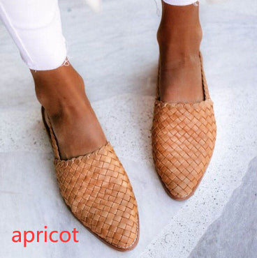 European And American Baotou Flat Sandals With Buckle