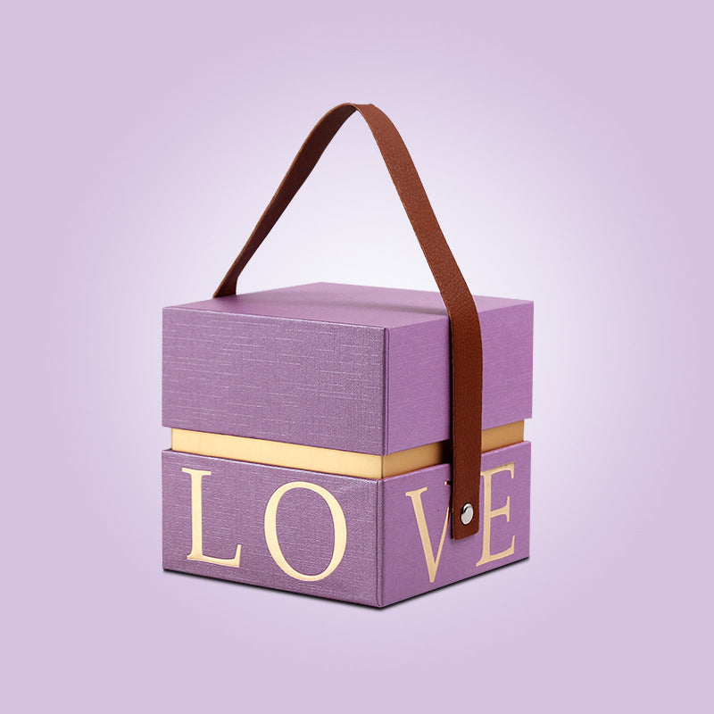 Fashion Simple Valentine's Day Hand-held Gift Box