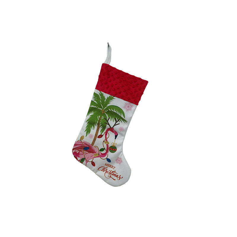 Flamingo Christmas Stockings Holiday Decoration Pendant
