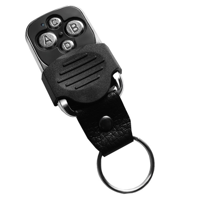 Metal Copy Leather Ring Remote Control Garage Door Wireless Remote Control
