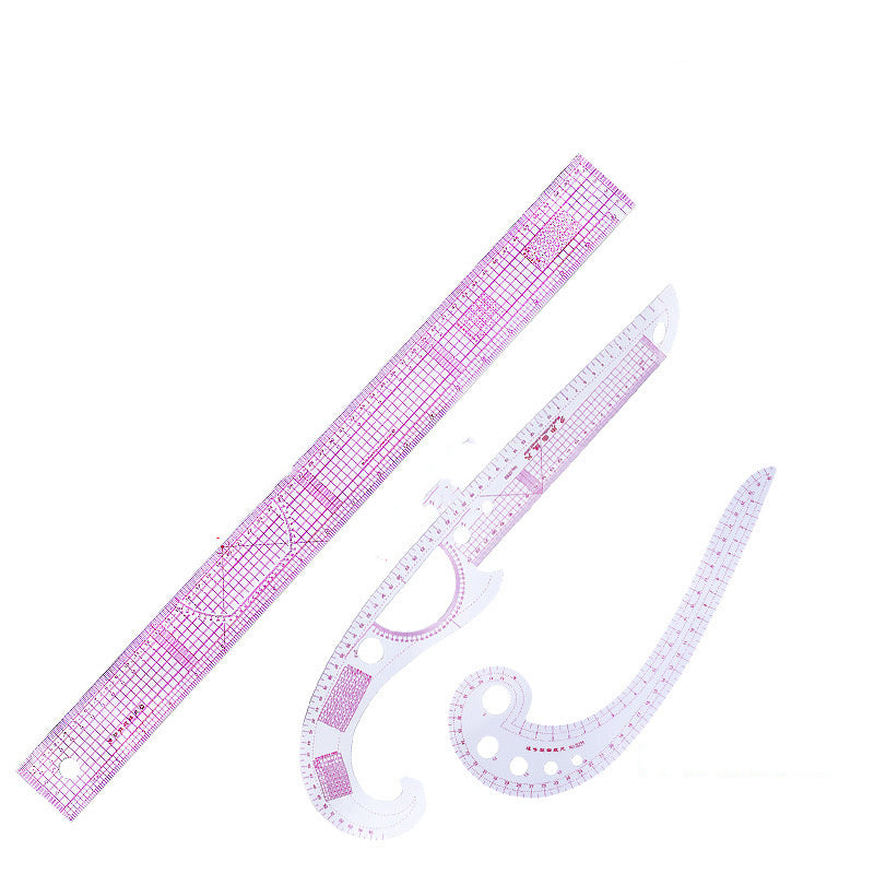 Multifunctional Grading Sleeve Ruler Curve Ruler