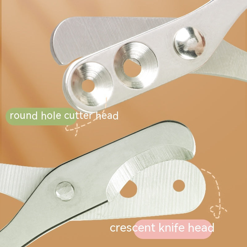 Pet Special Round Hole Positioning Precision Cat Nail Clippers