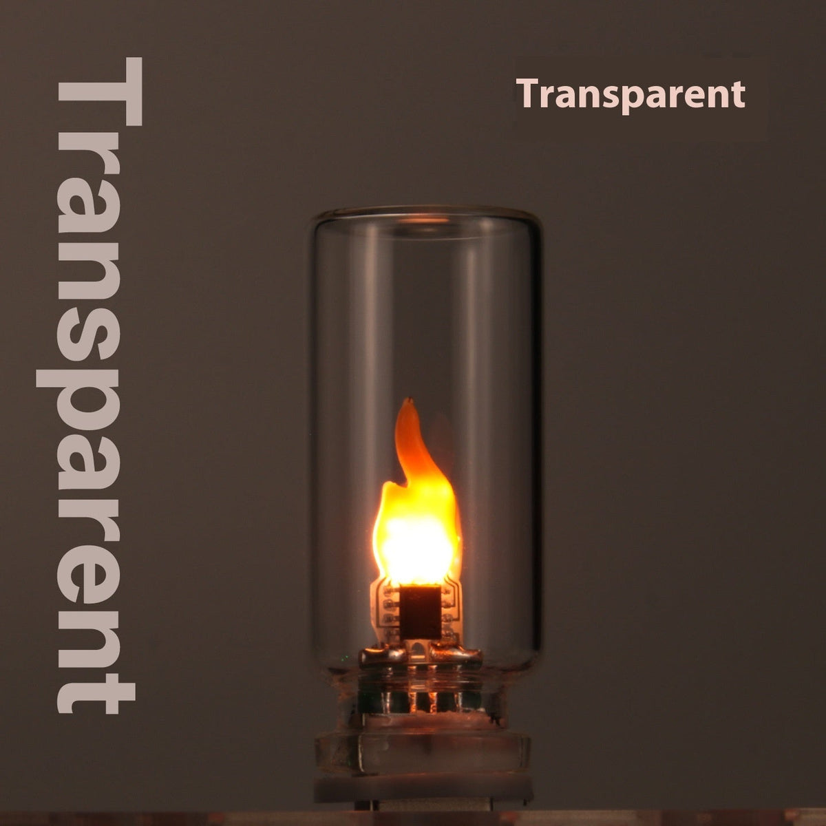 USB LED Flame Candle Light - Realistic Flickering Atmosphere Lamp