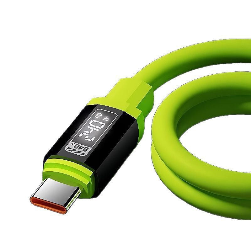 240W Fast Charging Type-C Data Cable Suitable For Mobile Phones And Tablets
