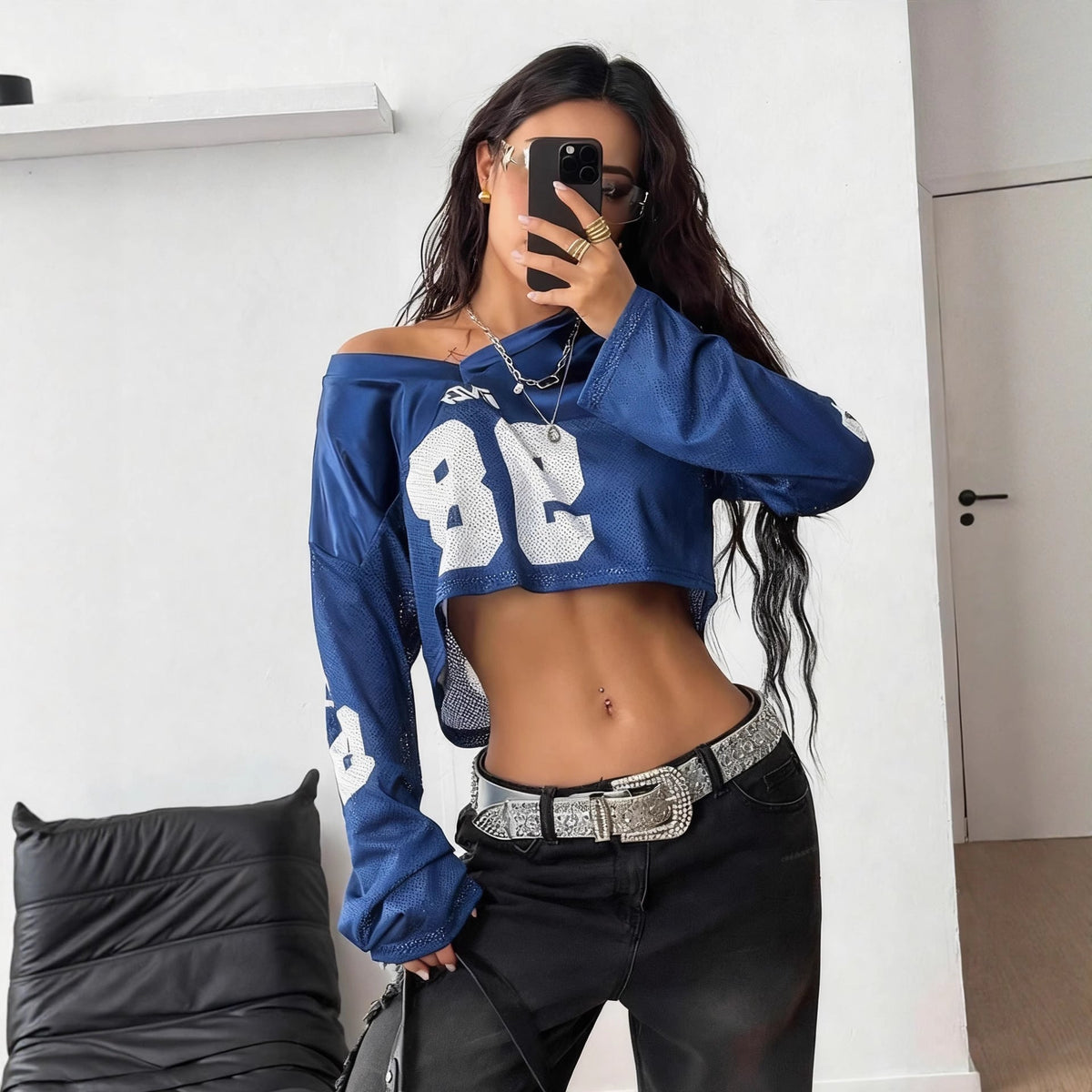 Digital Sportswear Women's Short-style Long-sleeve Top