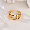 Exaggerated Bundy Net Celebrity Niche Design Index Finger Ring